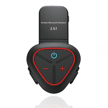LX1 אופנוע הקיץ קסדה מיוחדת אוזניות Bluetooth נייד CVC חכם ביטול רעש ממסעדה אוזניות אדומות - התמונה 1  