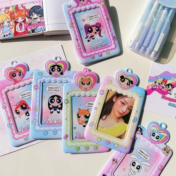 תוספות חדשים Kawaii נערה Kpop Photocard מחזיק אלבום תמונות אשראי תעודת זהות כרטיס הבנק להציג שרוול מגן במקרה כתיבה תליון מתנה - התמונה 1  
