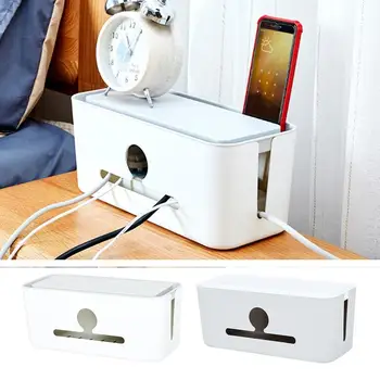 כבל מסודר תיבת אחסון מסודר ניהול לוח החיבורים Dustproof שקעי חשמל כבל מגן על המטבח הסלון - התמונה 1  