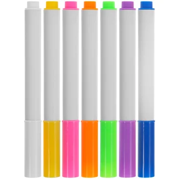7pcs צבע סמני לוח מחיק טושים מים הציור עטים בכיתה לוח עטים - התמונה 1  