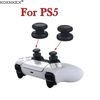 1set האגודל רוקר אחיזה כובע כדי להחליף את החלקה סיליקון ג ' ויסטיק אנלוגי בקר המשחק עבור PS5 החלקה הרים אצבע מקל - התמונה 1  