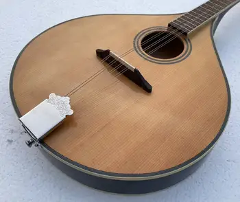 מקורי Ashbury 8 חוטים Mandola גיטרה אקוסטית מעץ מלא העליונה במלאי הנחה משלוח חינם C1535 - התמונה 1  
