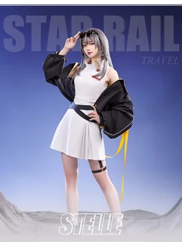 החלוץ סטלה Cosplay תלבושות משחק Honkai: כוכב רכבת Cosplay החלוץ תחפושת נשים קוספליי ללבוש מזדמנים - התמונה 1  