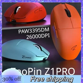 Z1PRO2.4G Dual-mode העכבר PAW3395DM חיישן משקל העכבר המוקדש קטנים ובינוניים ידיים עכבר אלחוטי - התמונה 1  