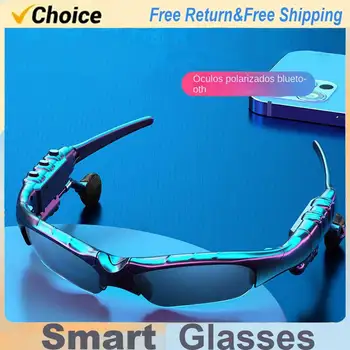 Bluetooth 5.0 חכם משקפיים נגן מוזיקה, ספורט משקפי נהיגה Bluetooth משקפי שמש משקפיים חכמים עבור גברים, נשים, מתאים אנדרואיד IOS - התמונה 1  