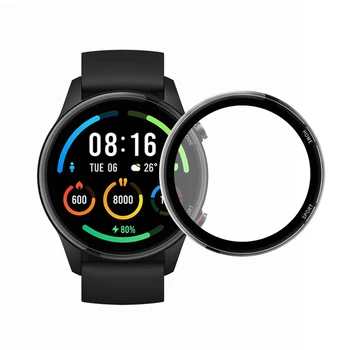 3D מלא קצה רך סרט מגן מכסה הגנה על Xiaomi Mi שעון חכם צבע גרסת ספורט Smartwatch מגן מסך - התמונה 1  