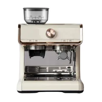 חצי-אוטומטי, מכונות קפה מסחריות בקרת טמפרטורה שחיקה ההתאמה מראש להשרות בתמיסה הביתה מכונות אספרסו - התמונה 1  
