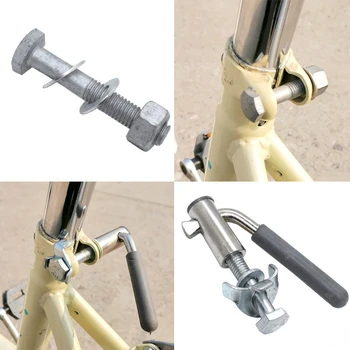 אופניים שחרור מהיר ידית ציר אופניים מושב קליפ קבוע אבזם התקנה נייד המושב מוט קיבוע ברגים חלקי אופניים - התמונה 1  