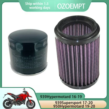 OZOEMPT אופנוע אוויר & מסנן שמן להגדיר חלים 939Hypermotard 16-19 939Supersport 17-20 950Hypermotard 19-20 - התמונה 1  