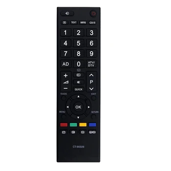 להחליף CT-90326 שליטה מרחוק עבור Toshiba טלוויזיה CT-90380 CT-90336 CT-90351 LCD LED 3D HDTV TV Smart-עמיד, קל לשימוש - התמונה 1  