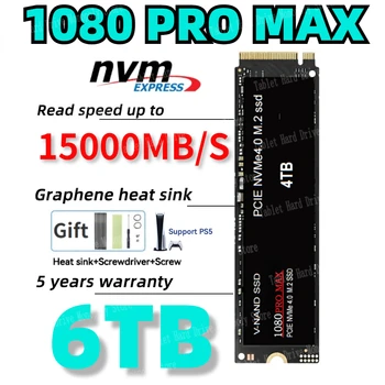 990PRO 1TB 2TB 4TB SSD 1080PRO מקס Internal Solid State Disk M2 2280 PCIe Gen 4.0 NVMe 16000MB/s עבור PS5 שולחן העבודה של מחשב נייד מחשב - התמונה 1  