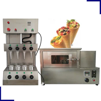 אוטומטי חרוט לחץ הבורא תנור פיצה בסיס ביצוע Machine מסעדת פיצה בקונוס מה שהופך את מכונת המכירה - התמונה 1  