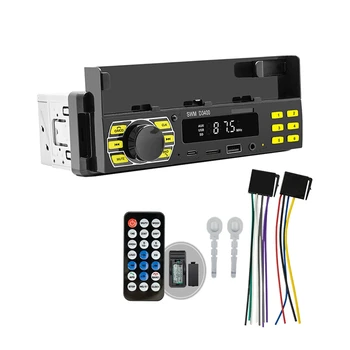 Bluetooth המכונית נגן MP3 סוג C טעינה רדיו FM פלסטיק+מתכת עם מחזיק טלפון איתור הרכב כרטיס TF - התמונה 1  