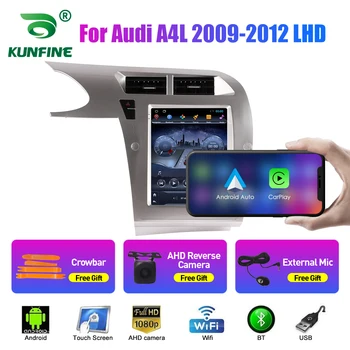 9.7 אינץ ' טסלה סגנון 2 Din אנדרואיד רדיו במכונית עבור אאודי A4L 2009 עד 2012, LHD סטריאו מולטימדיה לרכב וידיאו נגן DVD ניווט GPS - התמונה 1  