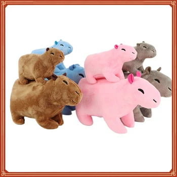 2023 הגעה חדשה CapybaraRodent הקפיברה מכרסם מים גינאה חזיר צעצוע חמוד קטיפה בובה בובה מצוירת לילדים חליטת צעצועים - התמונה 1  