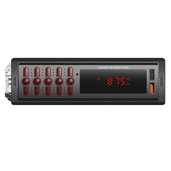 אלחוטית ממכשיר הרדיו ברכב נגן MP3 מולטימדיה AUX USB מוסיקה FM לשחק 12V סטריאו Audios - התמונה 1  