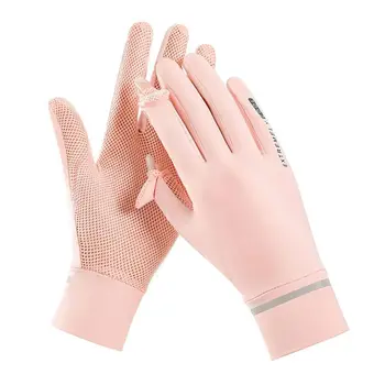 אופנה קיץ דק אנטי UV כפפות קרח משי כפפות כפפות הגנה מהשמש כפפות - התמונה 1  