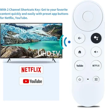 G9N9N החלפת שלט רחוק 2020-Google Chromecast 4k שלג Bluetooth הקול Streming בקר Smart TV GA01919/20/23 - התמונה 1  