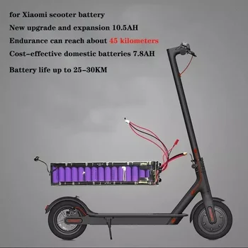36V 7.8 אה/10.5 ah 10S3P 18650 סוללה עם APP עבור Xiaomi M365 Ninebot Segway קטנוע Ebike אופניים בתוך עם 20A BMS - התמונה 1  