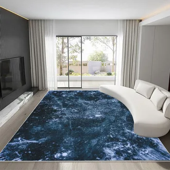 יוקרה מודרנית רגיל בסגנון השטיח בחדר השינה IG ירוק תפאורה הביתה שטיחים עבור הסלון רך אנטי להחליק שטח גדול שטיח הרצפה ליד המיטה - התמונה 1  