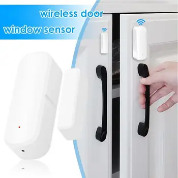 חכם סגול דבורה דלת וחלון קשר WiFi חיישן דלת מגנטי מתאים Zigbee דלת וחלון חיישני הדלת - התמונה 1  