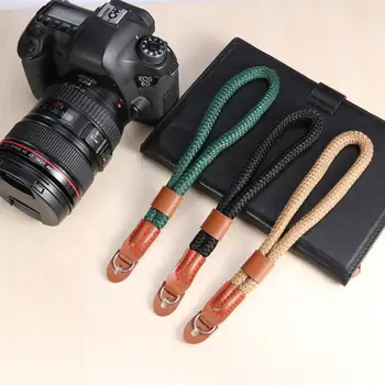 עבודת יד ניילון מצלמה דיגיטלית כף היד רצועת אחיזה קלוע צמיד שרוך עבור Canon Sony לייקה דיגיטלית SLR מצלמת DSLR החגורה - התמונה 1  