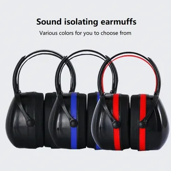 אוזניות אטומים לרעש אטמי אוזניים מגן אטמי אוזניים נגד רעש אוזניות ראש רכוב אוזן מגן לישון למידה טקטי - התמונה 1  