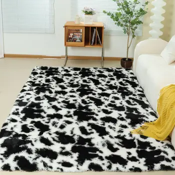 סופר רך פלומתי שטיח מודרני שאגי, שטיח פאזי ילדים שטיחים עבור הסלון קטיפה חדר ילדים עיצוב הבית השטיח עם בתחתית מונעת החלקה - התמונה 1  