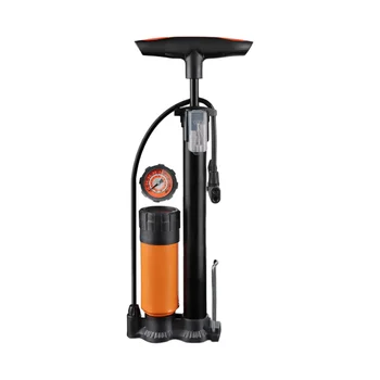 Inflator כלי לחץ גבוה אופניים משאבת אוויר אלומיניום נייד משק הבית הרצפה משאבת כביש אופניים צמיג Inflator - התמונה 1  