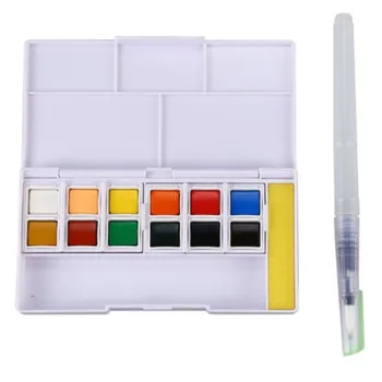 מוצק צבעי מים צבעים סט עפרונות צבעוניים לציור לצייר בצבעי מים, ציוד אמנות - התמונה 1  