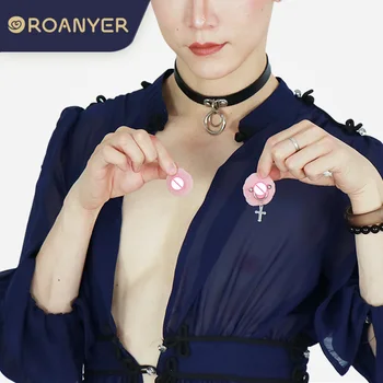 Roanyer סיליקון מזויפים ציצים, ציצים עבור Crossdress מציאותי השד צורות סקסי הפטמה קוקסינל פטמה מדבקה שווא החזה טרנסג ' נדרים - התמונה 1  