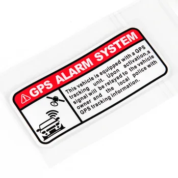NiuNiu מדבקות לרכב GPS אזעקת מכונית מיקום לווין Anti-theft אזהרת אבטחה רעיוני מדבקת קישוט - התמונה 1  