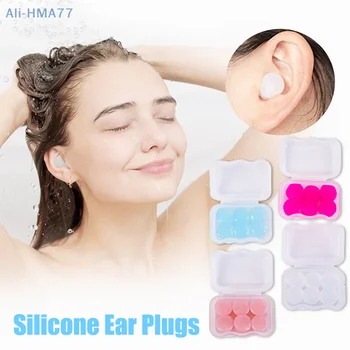 6Pcs סיליקון אטמי אוזניים הפחתת רעש לישון נגד ביטול בידוד קול הכרית הגנה ישנים לשימוש חוזר אטמי אוזניים - התמונה 1  