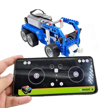 Diy היי-טק RC יישום תכנית מנוע משאיות רכבת מכונית רובוט הבניין תלמיד 9686 לעשות חינוך ילדים Moc לבנים צעצוע - התמונה 1  