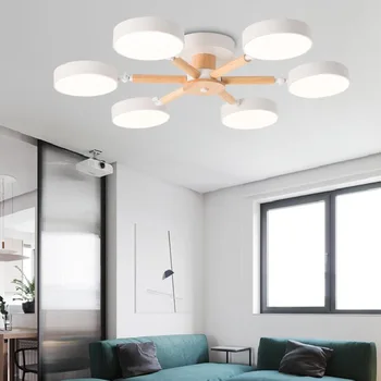 מודרני פשטות LED נברשת עבור המגורים חדר אוכל מטבח מסלול האור חדר שינה זוגי המנורה עיצוב הבית תלוי גוף תאורה - התמונה 1  