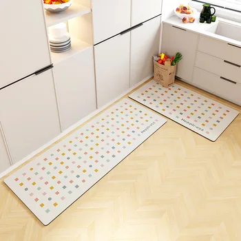 ללא להחליק על הרצפה במטבח מחצלת שמן סופג למטבח שטיח עמיד למים מטר שטיח עם גומי כרית נוחות עומד מחצלות Ffor במסדרון - התמונה 1  