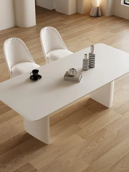 קרם הרוח רוק צלחת שולחן אוכל עבור משק הבית יחידה קטנה בצורת קיר במרכז האי השולחן - התמונה 2  