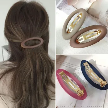 קוריאה סגנון אופנה מט הצמד סיכות לשיער לנשים Hairclips קוקו בעל Hairgrips בנות אביזרי שיער מגמה הכובעים - התמונה 2  