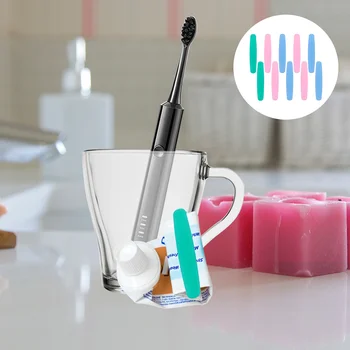 מסחטת משחת שיניים רולר צינורות הביתה כלי רחצה מתקן רב תכליתי קליפים Pusherrolling Squeezingkey ידנית Winder - התמונה 2  