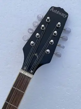 מקורי Ashbury 8 חוטים Mandola גיטרה אקוסטית מעץ מלא העליונה במלאי הנחה משלוח חינם C1535 - התמונה 2  