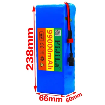 48 v סוללה ליתיום-יון 48v 99Ah 1000w 13S3P Lithium ion Battery Pack עבור בגודל 54.6 v E-bike אופניים חשמליות קורקינט עם עב 