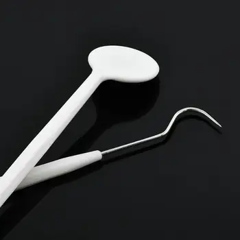 Orthdent 3 יח ' /ערכת כלים דנטליים המראה Plier Explorer ערכת חד פעמיות נירוסטה שיניים Tools Kit - התמונה 2  