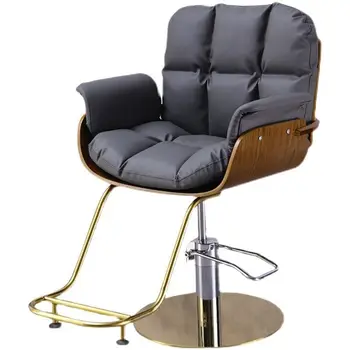 סיטונאי סלון שיער כיסא קלאסי אופנתי עיצוב שיער מותאם אישית סגנון היופי המודרני ספר כיסאות - התמונה 2  