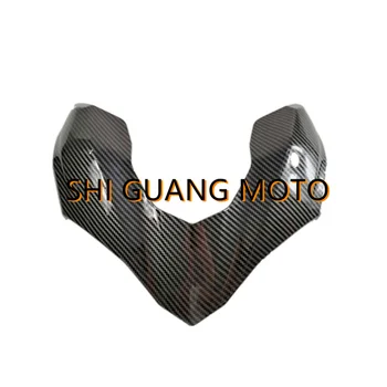 ABS פחמן הקדמיות העליונות פנס Fairing המקור האף קונוס סיומת הברדס Winglet כנף מכסה מתאים קוואסאקי Z900 2017-2019 Z 900 - התמונה 2  