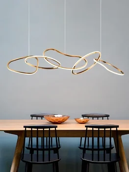 המודרנית אור פשוט לסעוד בחדר האוכל חדר השינה אורות תליון תאורה פנימית מנורת תקרה תלויה גוף תאורה דקורטיבי - התמונה 2  