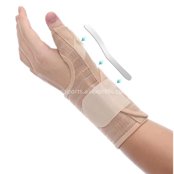 גמיש סד פרק כף היד הקלה כפפות לחץ תיקונים עיסוי כאב האגודל שומר מגן מתאים ימין ויד שמאל אכפת לי - התמונה 2  