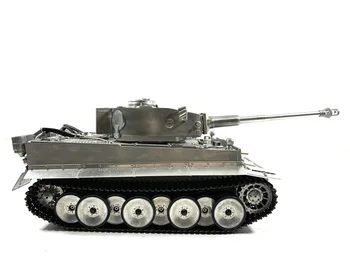 1/16 מאטו מלא מתכת ערכת שליטה מרחוק הטנק הגרמני טייגר אני אינפרא אדום גרסה 1220 סרוו RC מודל עבור הילד TH00644 - התמונה 2  