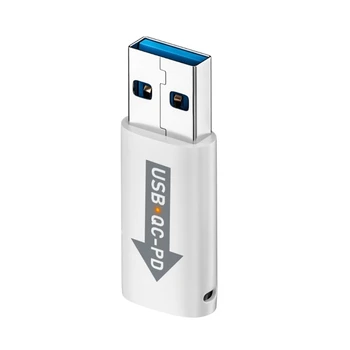 Universal USB C נקבה ל-USB זכר מתאם ממירים עבור מחשב נייד טלפונים - התמונה 2  