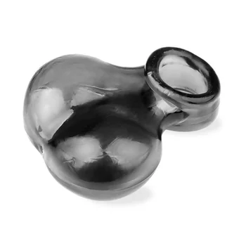 סיליקון מנעול כפול האשכים טבעת טבעת זין עיכוב שפיכה הזין להגדלת הפין טבעת חזקה זקפה צעצועי מין לגברים - התמונה 2  