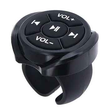 Bluetooth אלחוטית מדיה כפתור בקר מרחוק ברכב אופנוע אופניים ההגה המוזיקה מרחוק על הטלפון Tablet - התמונה 2  